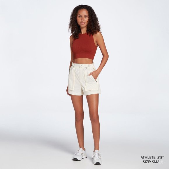 NWT Calia Women's Woven Paperbag Shorts - Picture 4 of 4